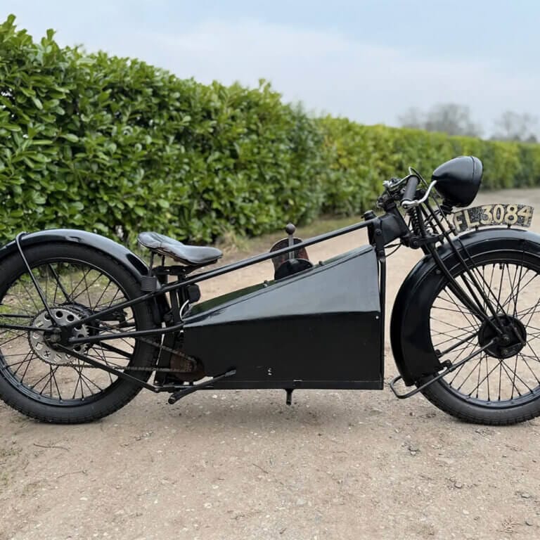 Originally constructed in 1922 as a petrol-powered bike, it was converted to run on electricity in 1942 | thepack.news | THE PACK 7 Originally constructed in 1922 as a petrol-powered bike, it was converted to run on electricity in 1942 | thepack.news | THE PACK