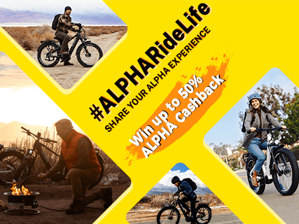 Share Your ALPHA Adventures & Win Big: Heybike’s 50% Cashback Bonanza!