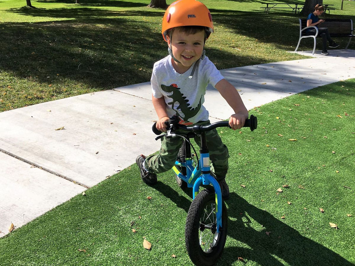 saracen freewheel balance bike off road