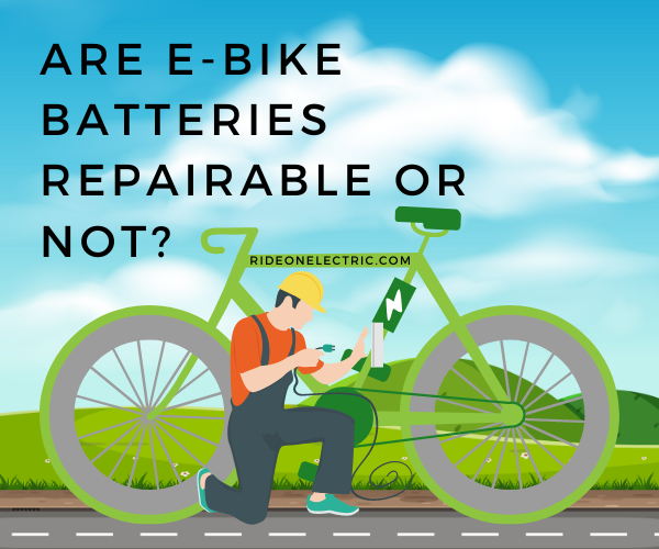 Are the batteries for e-bicketing repairable or not? Complete guide 2025