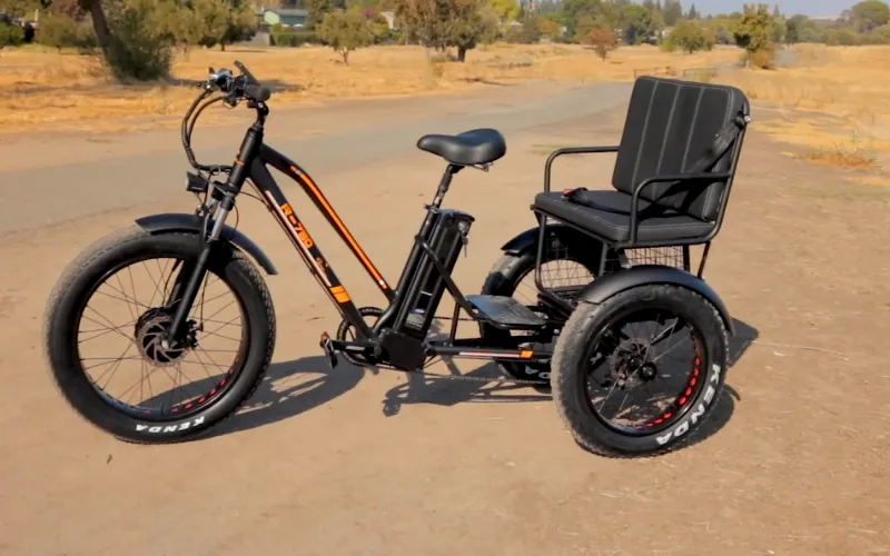 How do e-trike offer the most comfortable riding experience? 1 E trikes are designed with ergonomics.webp