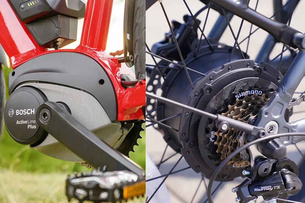 Mid Drive Vs. HUB MOTOR EBIKES: A comprehensive comparison 1 Mid Drive vs Hub Motor eBikes.webp