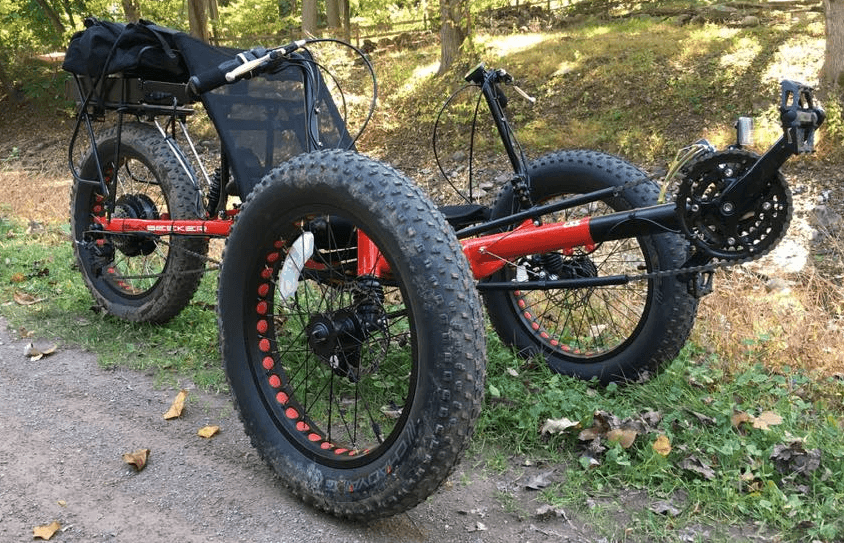 Sun Seeker Fat-Tad Recumbent E-TrikeKit Conversion 1 fat tad electric recumbent