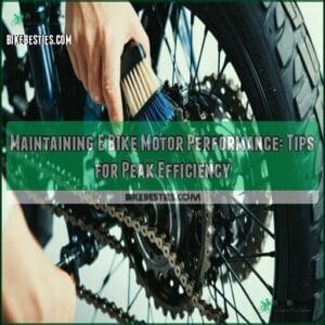To keep your ebike motor running smoothly, focus on regular cleaning and inspections.