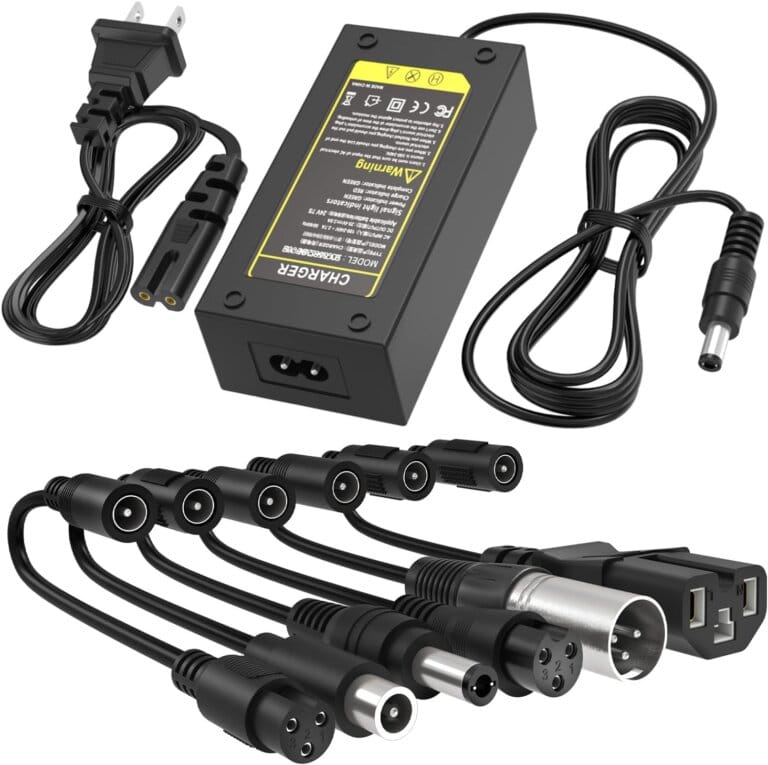 42V 2A charger with 7 universal spines for 36 V lithium -ion battery, replacement of the rapid loader for razor/jetson/voyage/gotrax/nine and most of the 10s 36v 10s lithium battery device 10 42V 2A charger with 7 universal spines for 36 V lithium -ion battery, replacement of the rapid loader for razor/jetson/voyage/gotrax/nine and most of the 10s 36v 10s lithium battery device