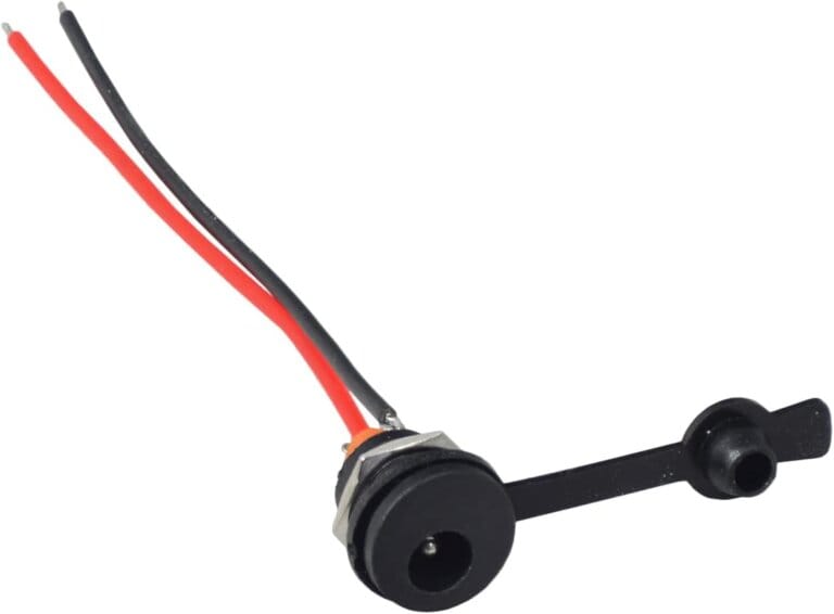 2 -wires coaxial charging door – for razor MX125 Dirt Rocket, Jetson®, Dynacraft, Hover -1, Swagtron, Electric Electric Electric Hoverboard 6/12 Volt replacement of the battery charger.