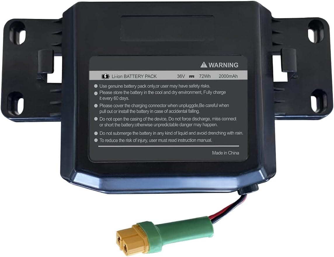 Replacement of the battery for hoverboard 36 V 36v 2Ah replacement of the battery of the rechargeable battery ali-ion rechargeable with compatible case for the joverboard jetson, dimensions: 6.5 * 3.2 * 1.8 inches, 72Wh 1 51Ebzyt8WjL. AC SL1200