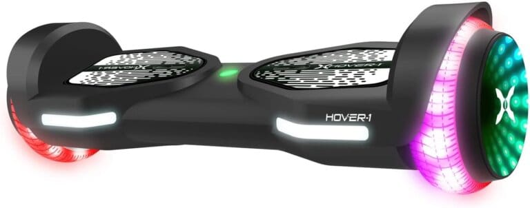 Hover-1 All-Star Hoverboard 7 MPH Speed, Range 7Mi, Double 200 W engine, 5 hours recharge, 220 maximum pounds, LED wheels and headlights 29 Hover-1 All-Star Hoverboard 7 MPH Speed, Range 7Mi, Double 200 W engine, 5 hours recharge, 220 maximum pounds, LED wheels and headlights