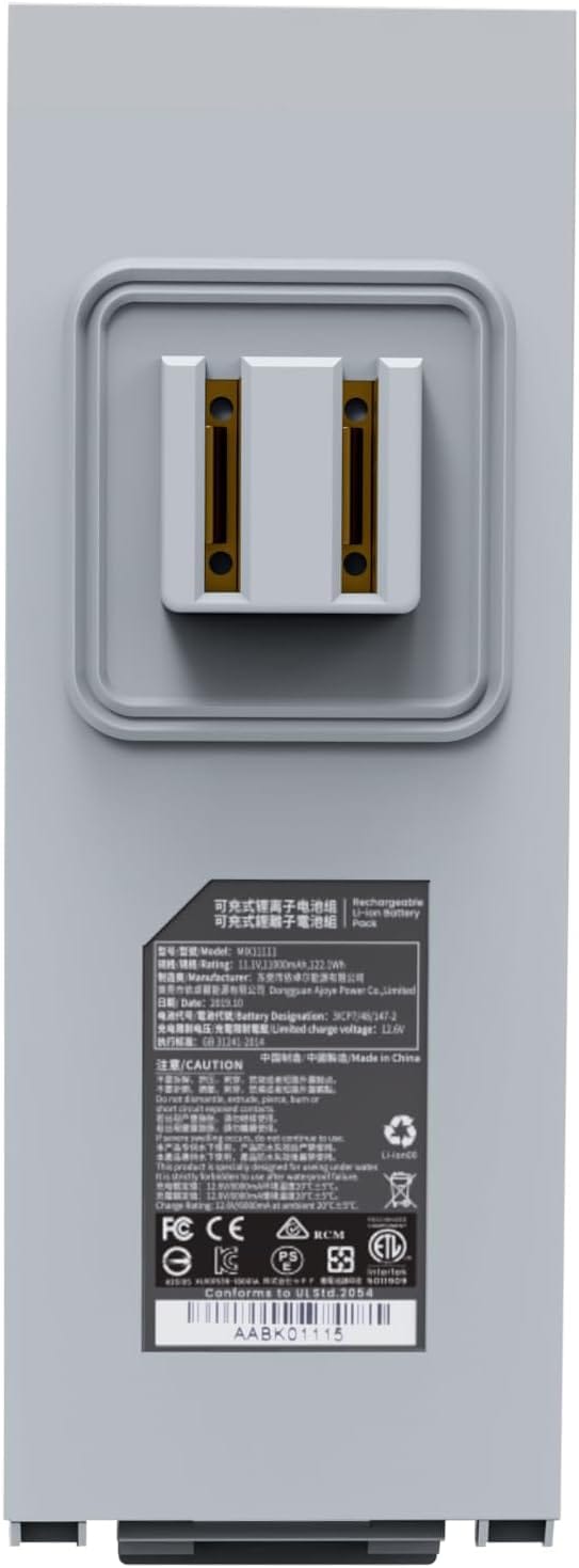 Rechargeable gray battery 122Wh 11000mAh for Underwater Mix/Mix Pro scooter 18 Rechargeable gray battery 122Wh 11000mAh for Underwater Mix/Mix Pro scooter