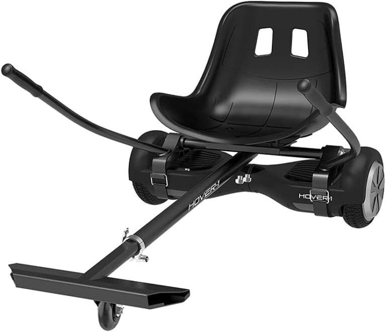 Hover-1 Ultra Electric Hoverboard Go Kart Combo-Maximum 7 MPH combo-Windness, Complete charge 4 hours, control of the rear hand wheel wheels, adjustable frame, easy installation of Hoverboard self-tank with seat attack 25 Hover-1 Ultra Electric Hoverboard Go Kart Combo-Maximum 7 MPH combo-Windness, Complete charge 4 hours, control of the rear hand wheel wheels, adjustable frame, easy installation of Hoverboard self-tank with seat attack