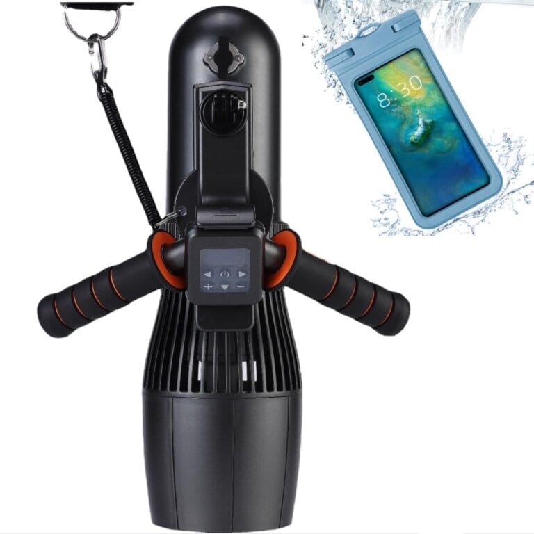 10 km/h submarine scooter 10 -speed 10 -speed Sup 500 W, marine scooter for swimming pool at a depth of 40 m for the surfing table reaction, waterproof bag of 30 m