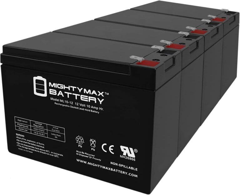 Mighty Max Battery 12v 10a Ah Sla Battery replaces Tusa Sav -7 Scooter Sottomarino – 4 package