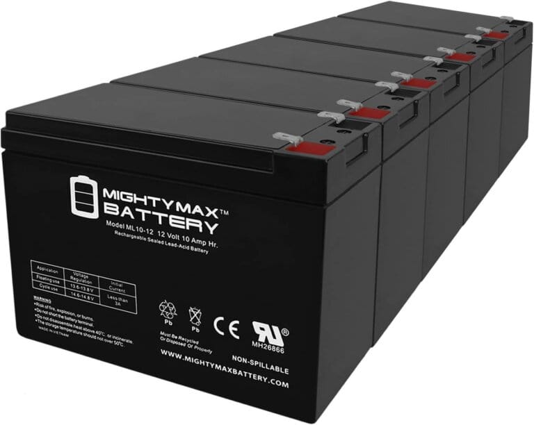 Mighty Max Battery 12v 10ah Slat Battery Replace Tusa Sav -7 Underwater scooter – 5 pack