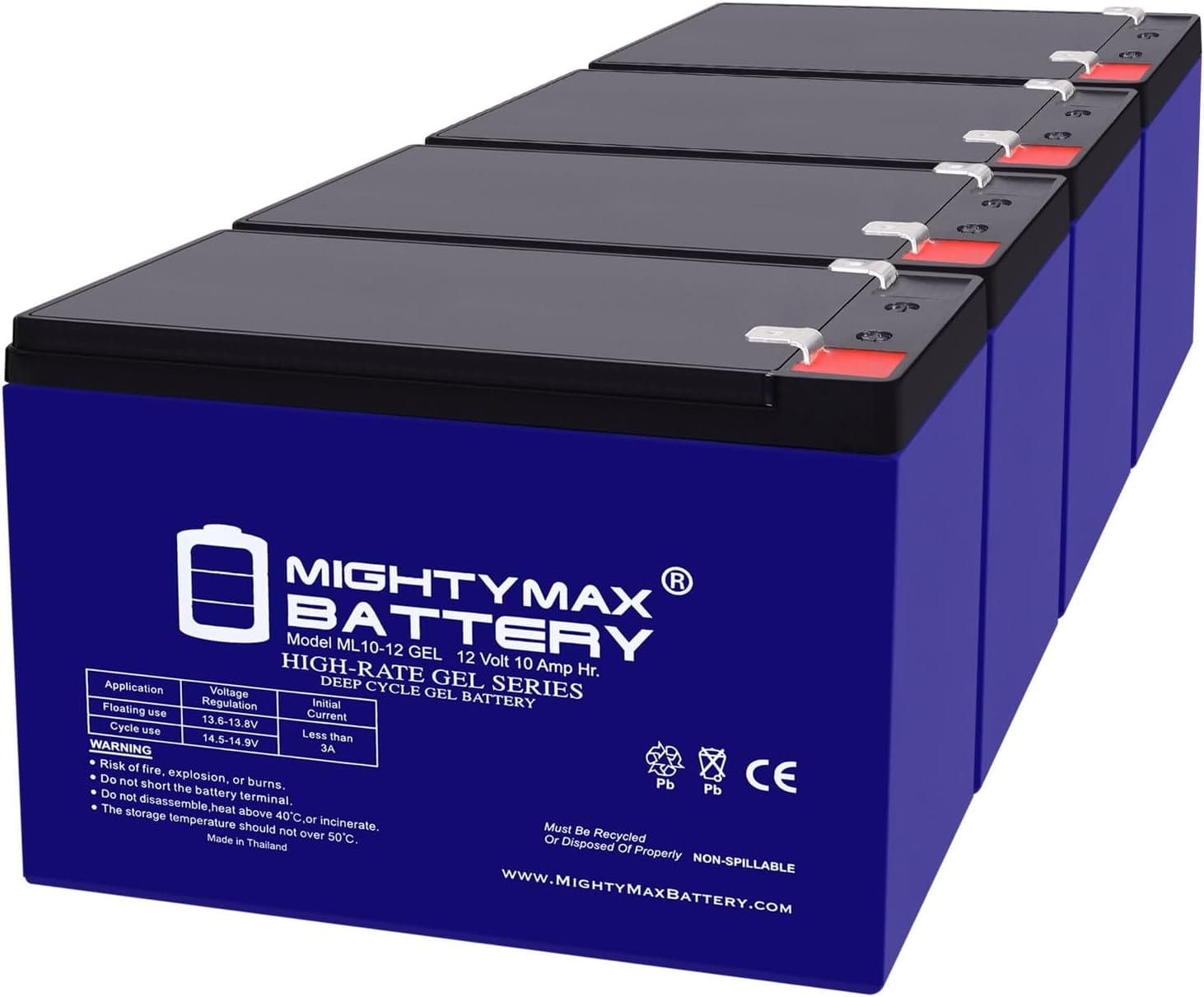 Mighty Max Battery 12v 10Ah Gel F2 Battery replacement compatible with Sav -7 Scooter Underwater - 4 package 1 61G5JYcfl9L. AC SL1500