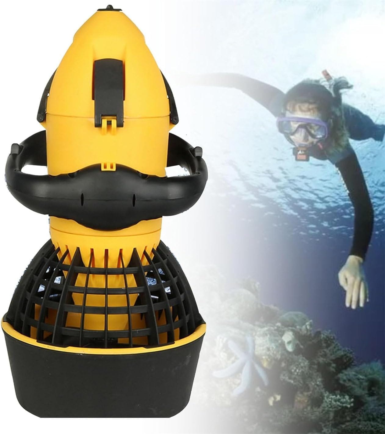Scooter of underwater propeller swimming scooter with electric motor scooter without brushes 500 W for snorkeling and sea adventures, litiUmpabattery 1 61MdBGlEZIL. AC SL1423