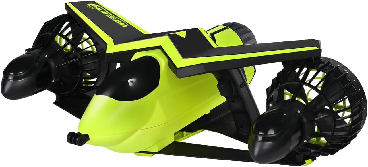 F2 Sottomarino Scooter, Dual Motors SCOOTER SEA with camera support and children's support for children/adults, waterproof water scooter waterproof for the adventures of Sea Snorkeling Snorkeling (green) 1 61OW7fcgVnL. AC SL1500