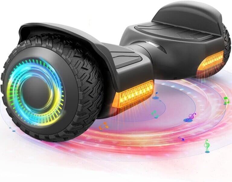 Hoverboard Gyroor New G13 all terrain Hoverboard with LED lights and 500 W engine, self-tank of off-road hoverboard with Bluetooth for children aged 14 Hoverboard Gyroor New G13 all terrain Hoverboard with LED lights and 500 W engine, self-tank of off-road hoverboard with Bluetooth for children aged