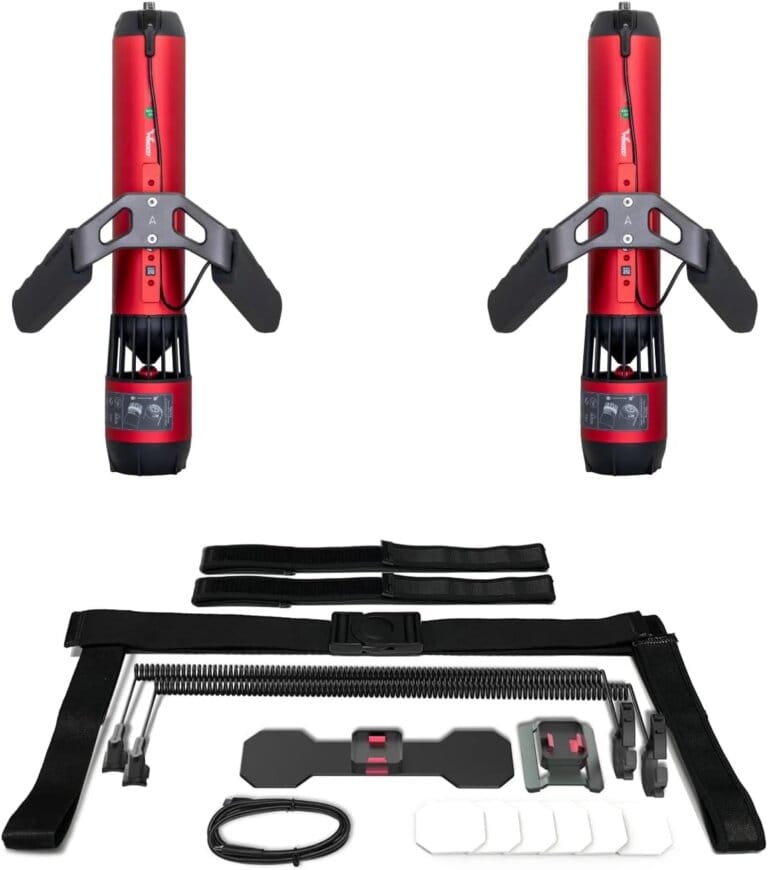 Subnado Red Underwater Scooter 2 Packages + Premium Accessories Package with leg mounting kit, paddle board bracket and cylinder bracket 15 Subnado Red Underwater Scooter 2 Packages + Premium Accessories Package with leg mounting kit, paddle board bracket and cylinder bracket
