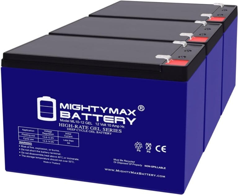Mighty Max Battery 12v 10ah Gel F2 Battery replacement compatible with SAV -7 Underwater scooter - 3 pack 17 Mighty Max Battery 12v 10ah Gel F2 Battery replacement compatible with SAV -7 Underwater scooter – 3 pack