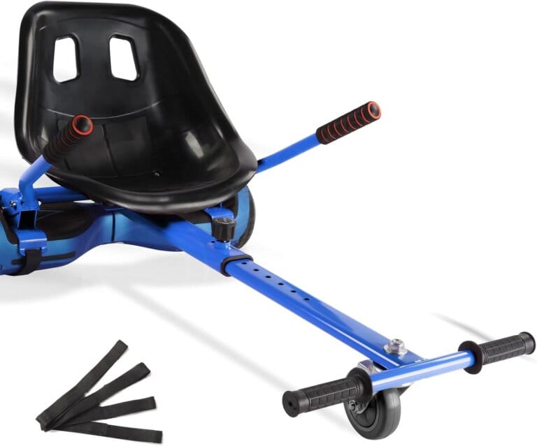 ATTACH OF SEATH Hoverboard Attack 265 Libbre, 26 "-34.5" Adjustable length Hover Accessory Go Kart W/Comfortable and robust seat, cart compatible with a 6.5 "8" hoverboard, for children 20 ATTACH OF SEATH Hoverboard Attack 265 Libbre, 26 “-34.5” Adjustable length Hover Accessory Go Kart W/Comfortable and robust seat, cart compatible with a 6.5 “8” hoverboard, for children