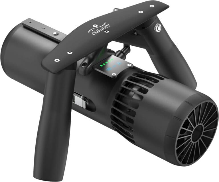 Sottomarino scooter with support for action camera with scooter portable diving adjustable 3 stadiums for diving and snorkeling 40 m deep