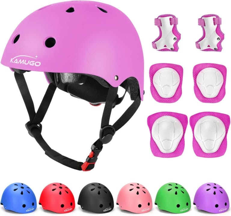 Adjustable helmet Kamugo Kids, with set of sports protective equipment knee for wrist for wrist for the child age 2-8 boys, set of hoverboard shoots for skateboard bikes 14 Adjustable helmet Kamugo Kids, with set of sports protective equipment knee for wrist for wrist for the child age 2-8 boys, set of hoverboard shoots for skateboard bikes