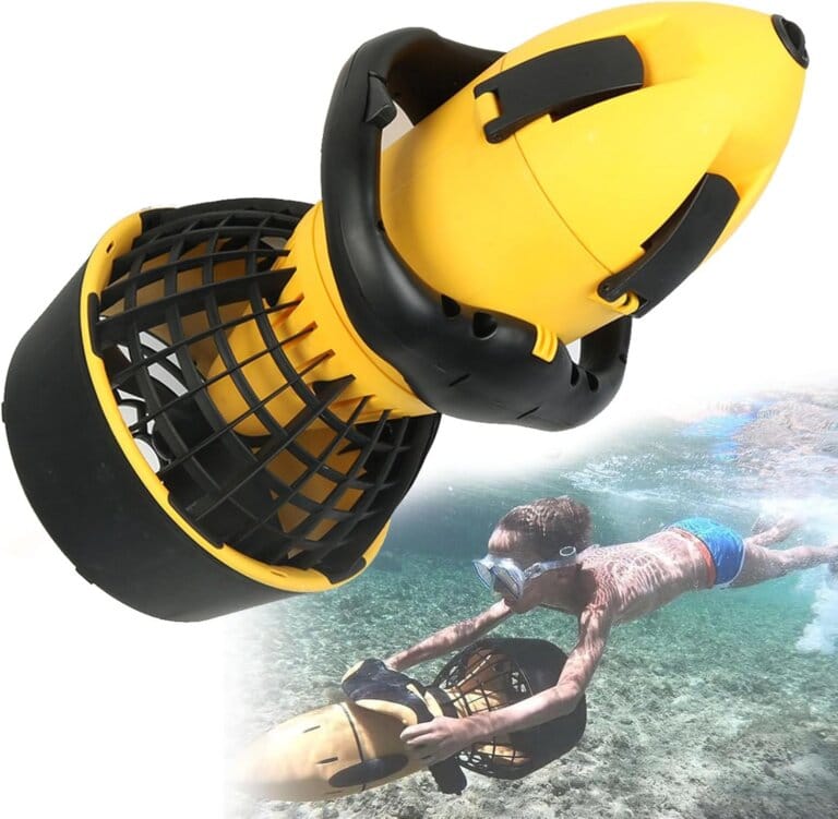 Marine scooter underwater underwater underwater diving, leather acid batteries Lake ocean pool under the water scooter (500 W)