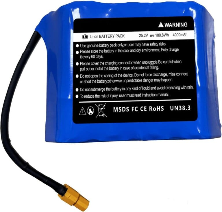 Replacement of the Battery for Hoverboard 25.2 V 25.2V (FIT 29.4V) 4AH Rechargeable Battery for Hoverboard compatible for Jetson-Raves for Hover-1 Superstar/Chrome Hoverboard Baterry-100.8Wh-Size: 3.81 * 2.75 * 2.36in 15 Replacement of the Battery for Hoverboard 25.2 V 25.2V (FIT 29.4V) 4AH Rechargeable Battery for Hoverboard compatible for Jetson-Raves for Hover-1 Superstar/Chrome Hoverboard Baterry-100.8Wh-Size: 3.81 * 2.75 * 2.36in