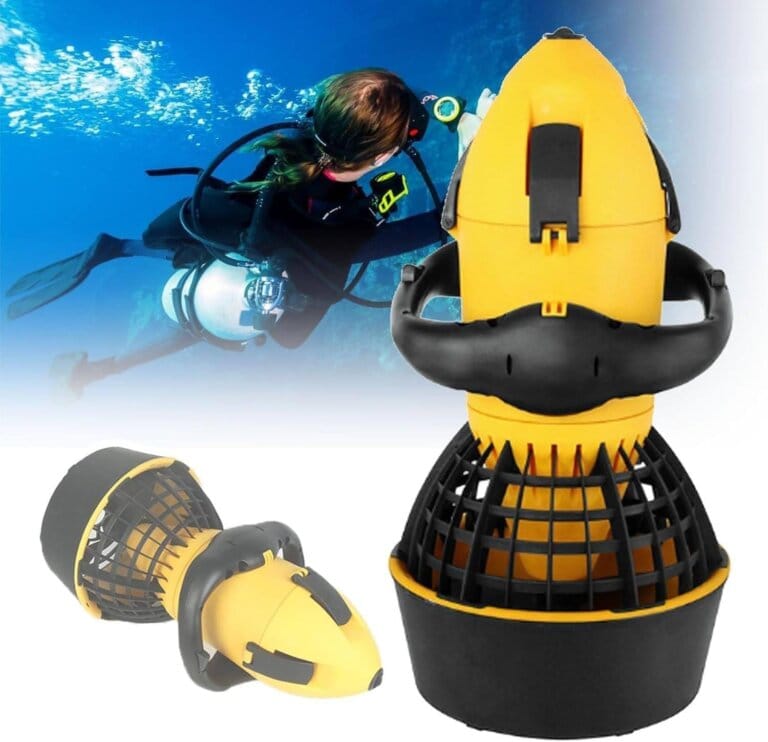 Marino Scoter underwater propulsion propulsion for the propulsion of the water submerged device with 500 WT -Poly Lithium battery for water sports, yellow