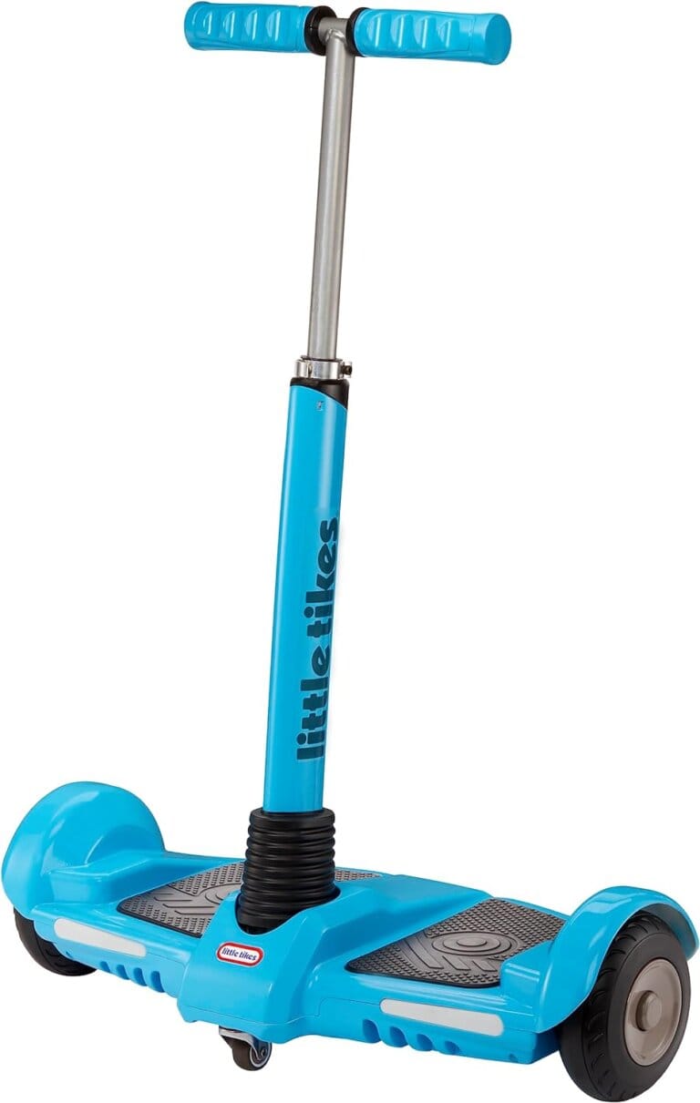 Little Tikes leaning on turning hoverboard with rechargeable battery, adjustable handlebar, durable wheels, for children, children, young children, girls, teenagers, age of 3+ years 25 Little Tikes leaning on turning hoverboard with rechargeable battery, adjustable handlebar, durable wheels, for children, children, young children, girls, teenagers, age of 3+ years