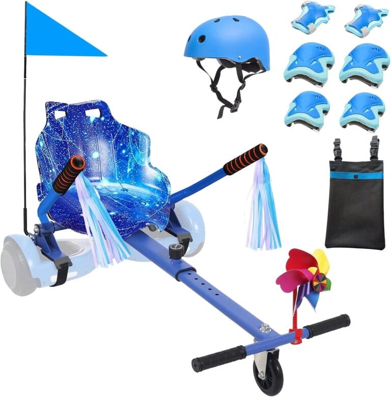 Hoverboard Kart Send Attachment for all ages | Accessories for hoverboard compatible with car scooter -6.5 '8' 8.5 '' 10 '' two wheels | Adjustable frame length | Blue 21 Hoverboard Kart Send Attachment for all ages | Accessories for hoverboard compatible with car scooter -6.5 ‘8’ 8.5 ” 10 ” two wheels | Adjustable frame length | Blue